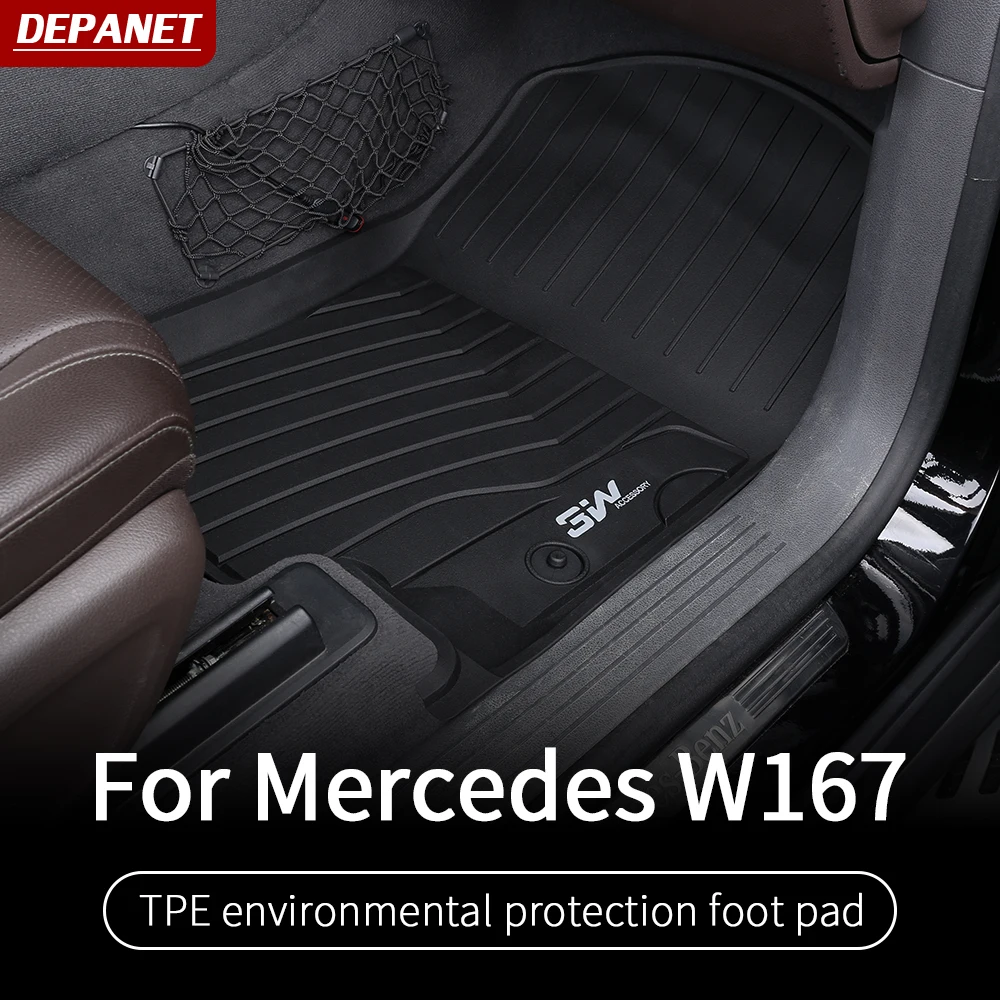 Напольный коврик из ТПЭ для Mercedes gle w167 напольный v167 2020 350/amg 450 500e