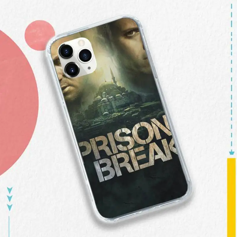 

Prison Break TV series Phone Case Transparent soft For iphone 5 5s 5c se 6 6s 7 8 11 12 plus mini x xs xr pro max