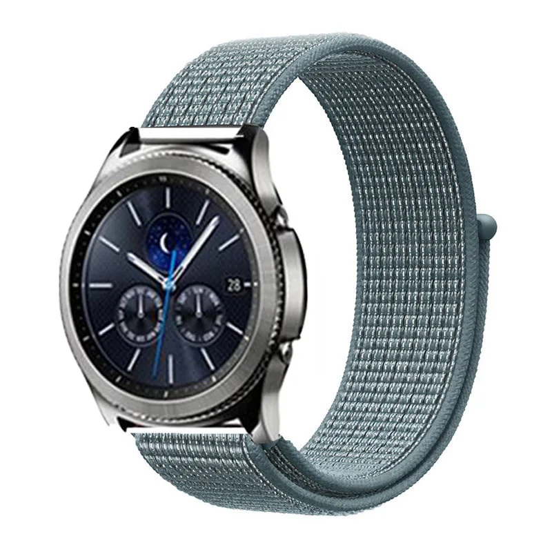 22 мм ремешок для часов samsung galaxy watch 46 мм 42 мм активный 2 нейлон huawei watch gt ремешок Amazfit bip gear S3 Frontier 44 40 - Цвет ремешка: cclcstial teal 29