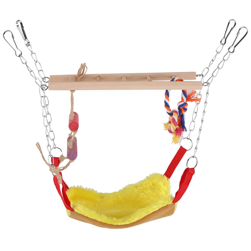 

Pets Birds Parrot Climbing Toy Colorful Swing Ladder Bed Accessories Hanging Decor Suitable For Small Pets Birds Parrots