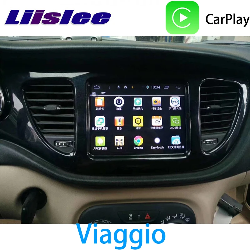 LiisLee Автомобильный мультимедийный GPS Hi Fi аудио Радио стерео для Fiat Viaggio 2012 ~ 2017