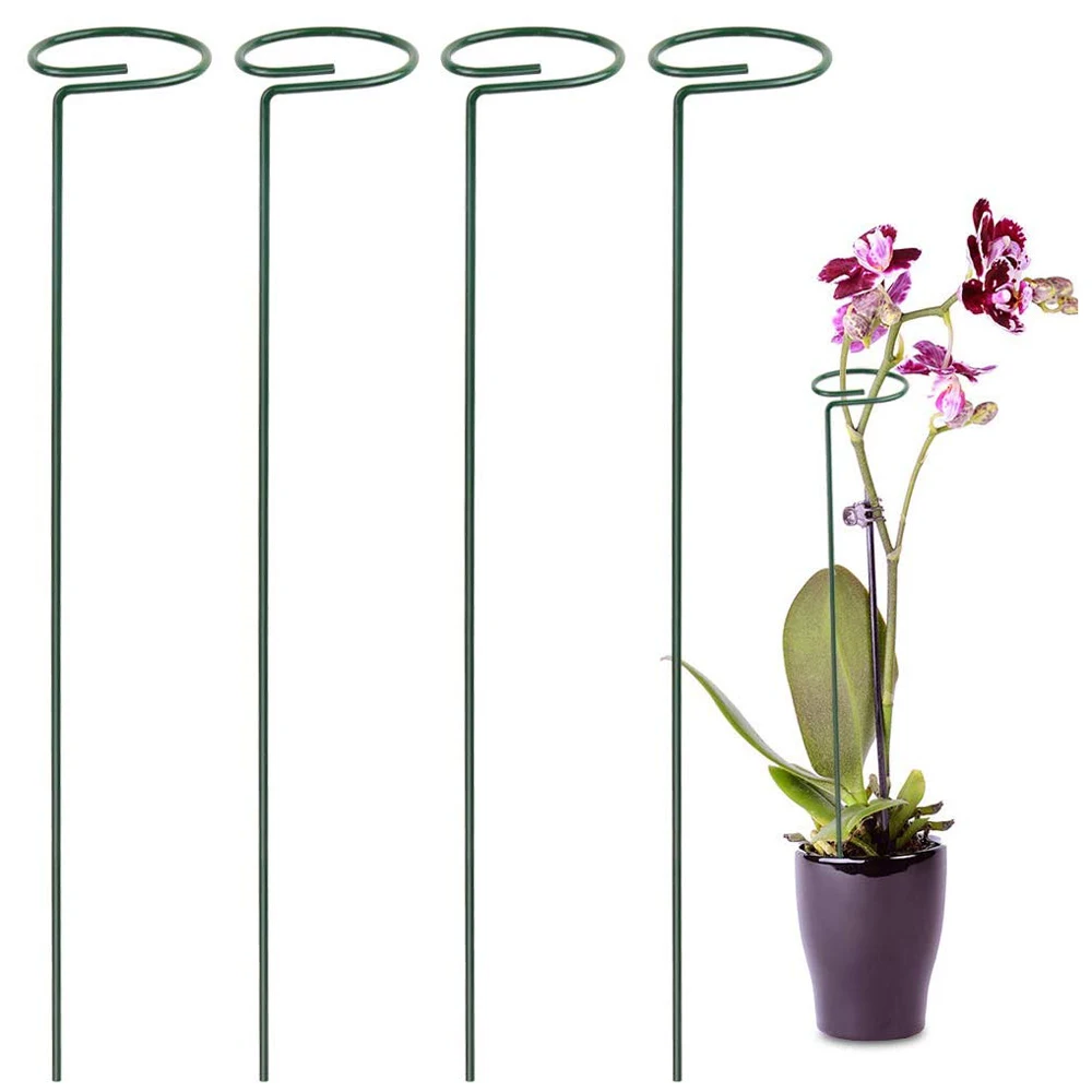 Опора для растений опора садовых цветов стальная одного ствола клетки кольцо