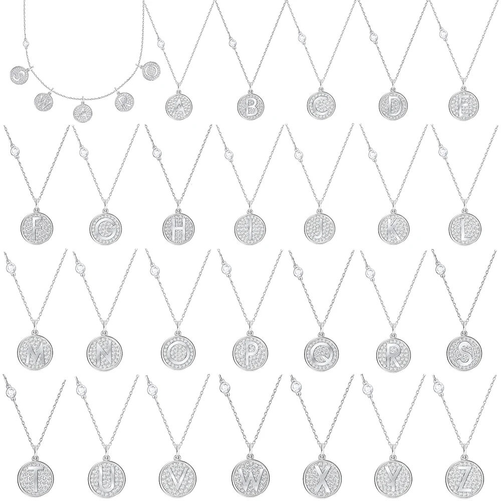 Классическое модное ожерелье с английской буквой 26 простая индивидуальная