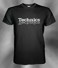 Футболка с логотипом Technics, DJ 1200, проигрыватель, музыкальный дом, техно, электронный хип-хоп