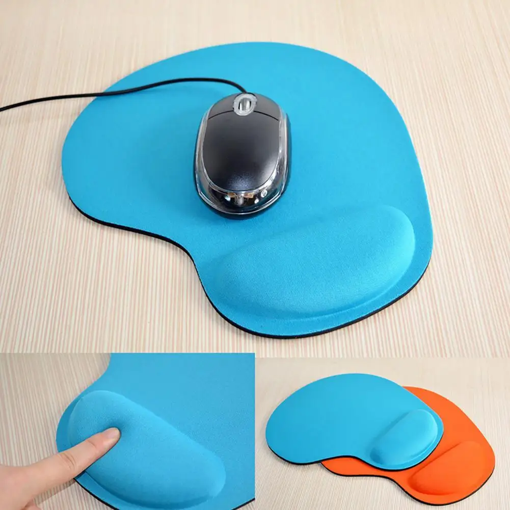 

1pc Mouse Mat Soft Silicon Anti-slid Solid Color EVA Wrist Cushion Keyboards Mouse Pads for PC Laptop