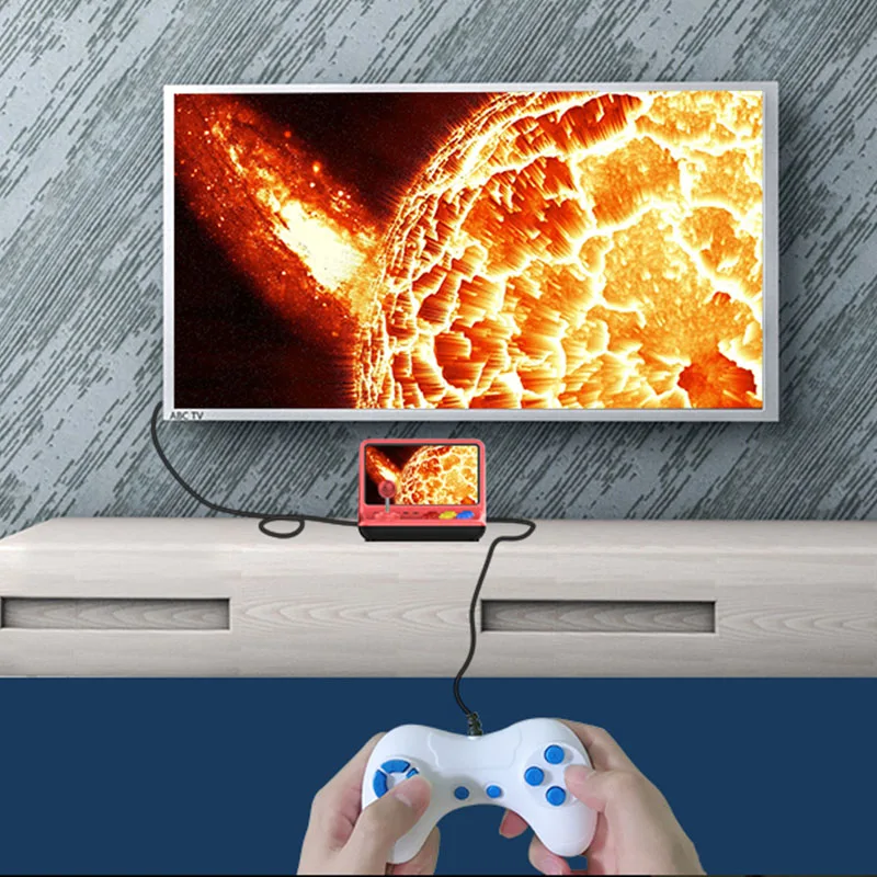 

POWKIDDY A12 9 inch Video Game Console A7 architecture quad-core CPU simulator For Children's Gift