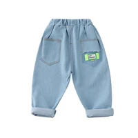 new spring autumn baby boys girls clothes children cotton pocket pants one piece toddler fashion costume kids infant ll31