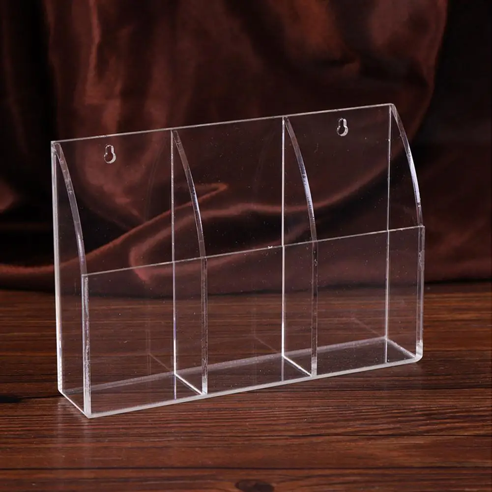 3-сетка прозрачный акриловый ящик для хранения пультов дистанционного