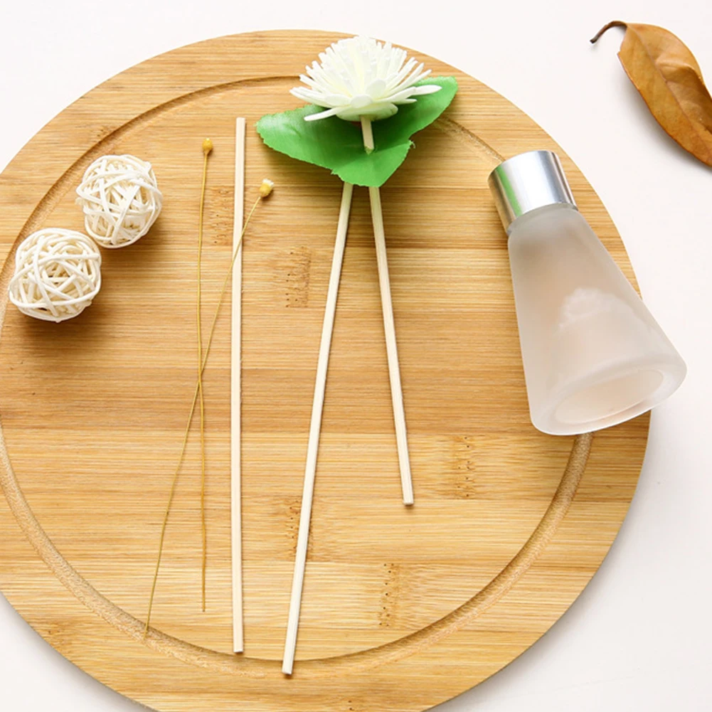 50ml Glass Bottles Reed Diffuser Sticks Essential Oil Air Freshers Flameless Aromatherapy Home Air Freshener Perfume Set | Дом и сад
