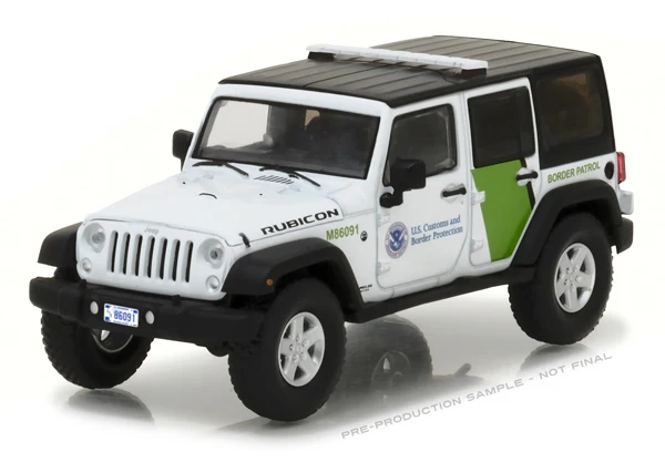 Игрушечный автомобиль GreenLight 1:43 US - 2015 J eep Wrangler Unlimite из сплава для детей Игрушечная