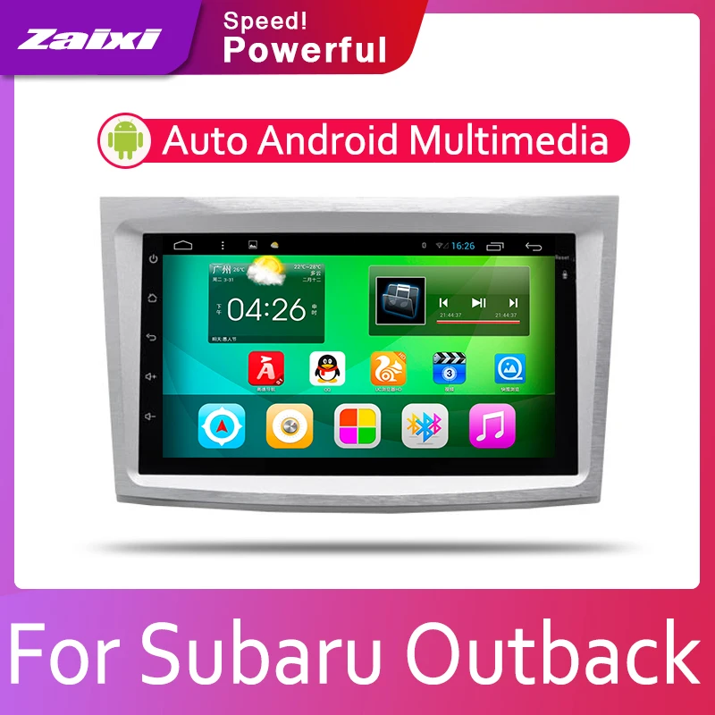 

ZaiXi Android 2 Din Car radio Multimedia Video Player auto Stereo GPS MAP For Subaru Outback 2009~2014 Media Navi Navigation