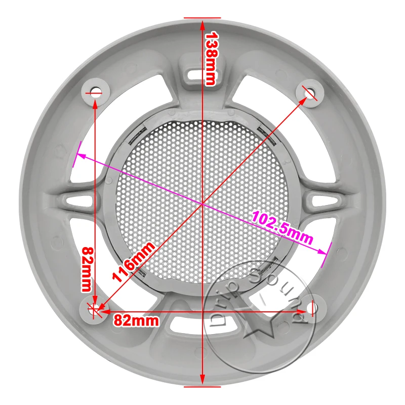 Чехол для 4-дюймового динамика накладка на гриль звуковой громкоговоритель