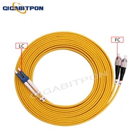 fc lc fcupc lcupc fiber optic jumper ftth single mode cable power cord 1m 20m high quality fiber optic jumper 10pcspackag