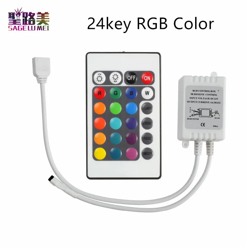 Бесплатная доставка DC 12V 24V RGB RGBW светодиодный музыкальный контроллер с