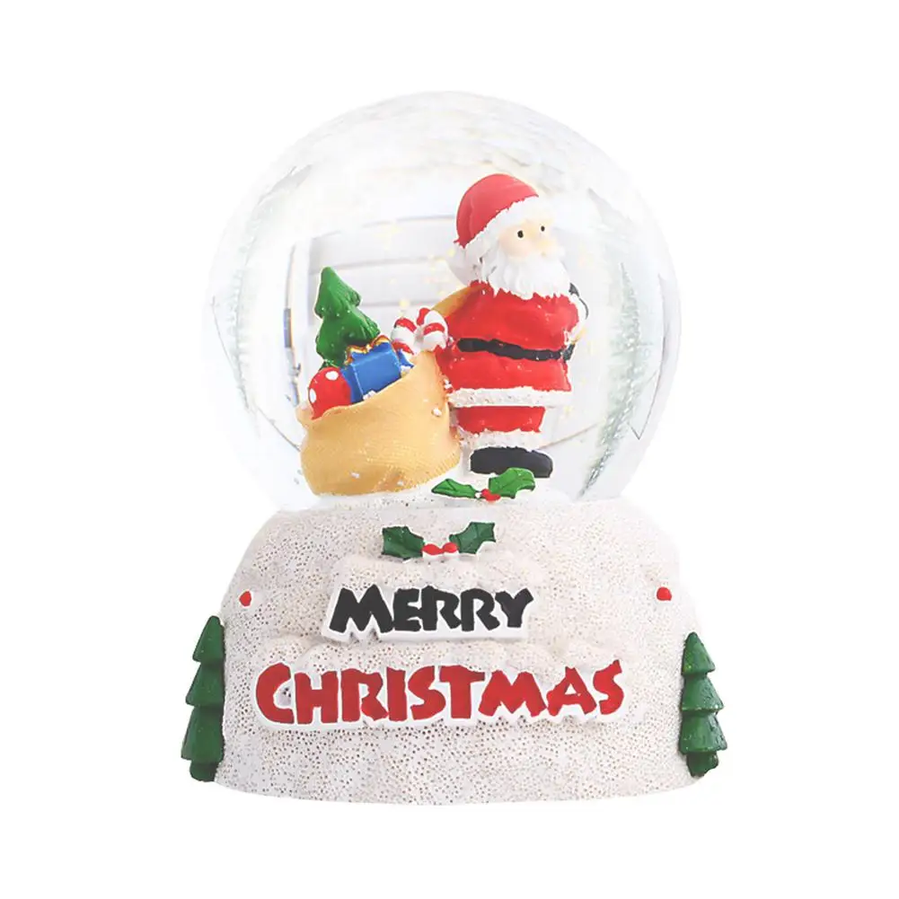 Дед Мороз Рождественский Снежный шар музыкальная шкатулка украшение для дома
