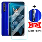 2 в 1 Защитное стекло для экрана Huawei Honor 20 Pro View20 закаленное защитное стекло для объектива камеры на Xonor View V20 Honor20 20pro