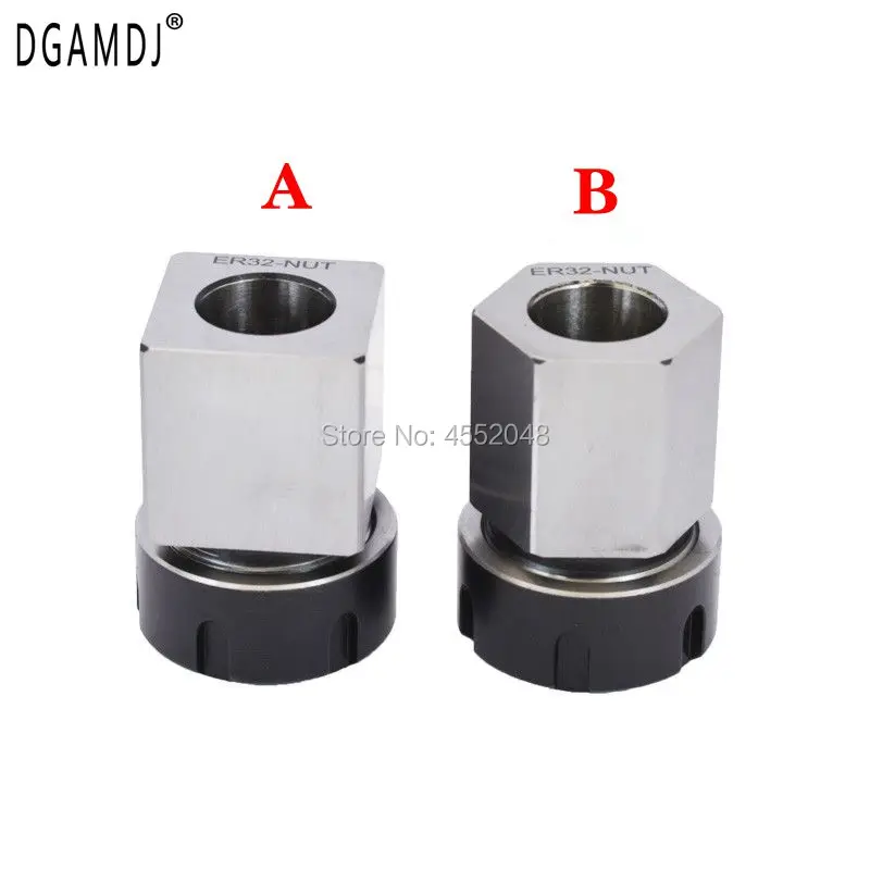 

1PCS ER40 ER32 ER25 Square Collet Chuck Holder Mayitr Block For Lathe Engraving Machine Spring Chuck Collet Holder Hex ER32 ER40