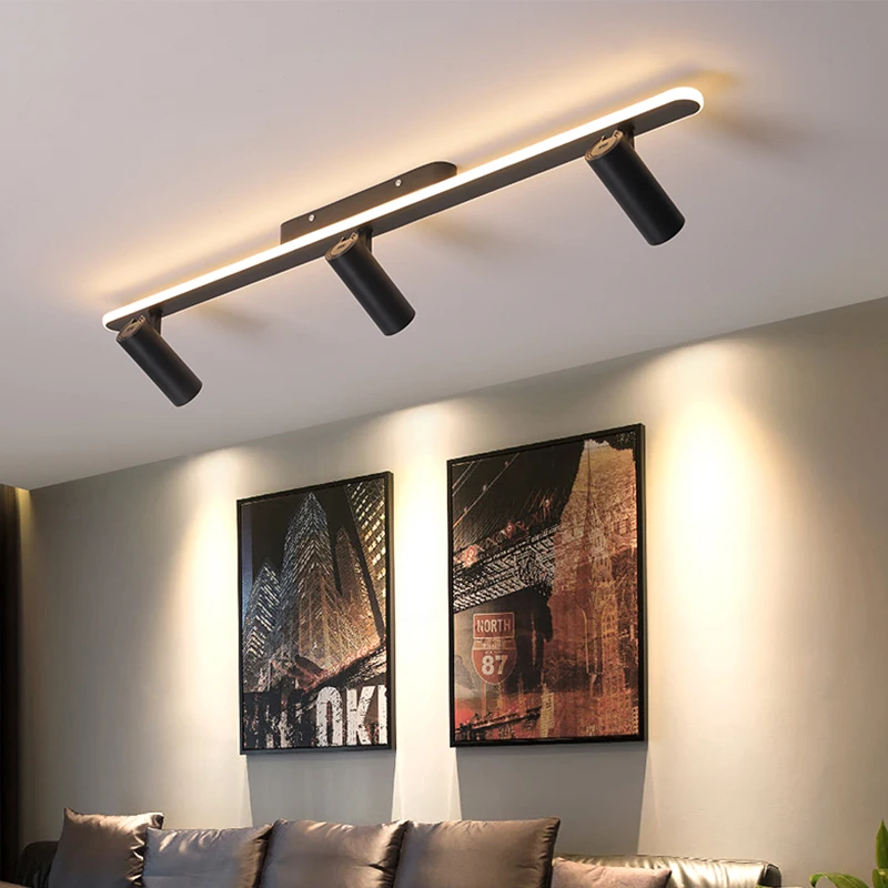 

Modern Indoor LED Ceiling Light Spotlight Lamp Home Fixture Living Dining Room Bedroom Simple Design Minimalist Luminaire Lamps