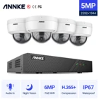 ANNKE H500 5MP PoE IP CCTV безопасности Камера Системы с ONVIF пуля Камера s 6MP NVR Цвет Ночное видение микрофон Умное видеонаблюдение наблюдения