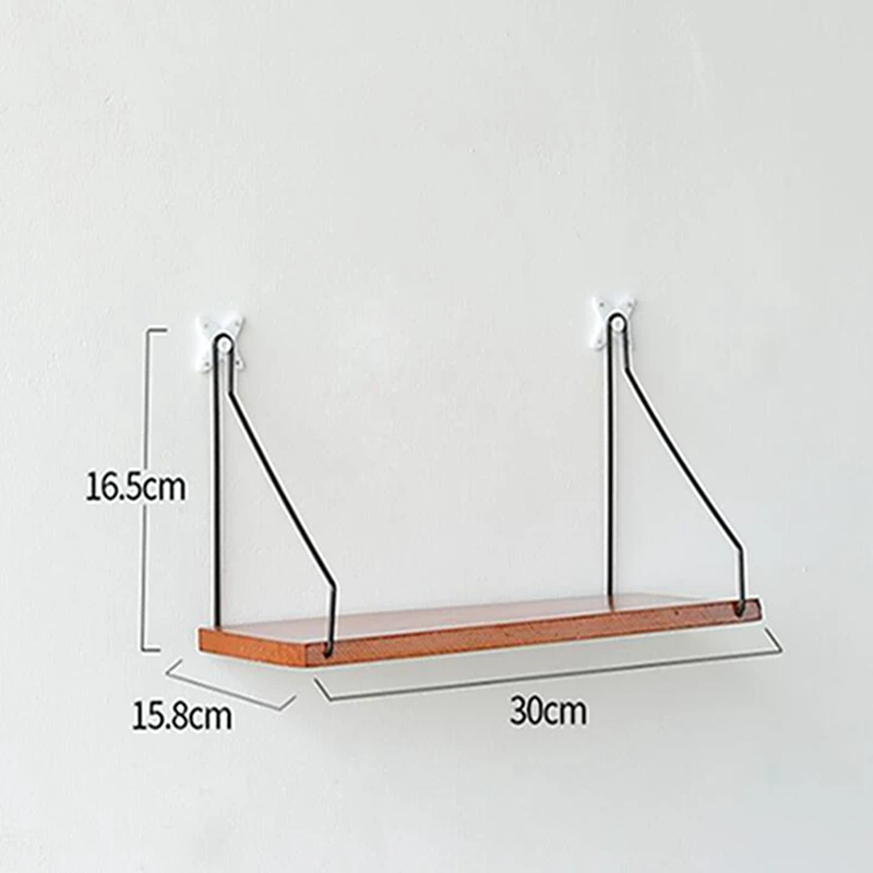 Декоративные полки в скандинавском стиле стеллаж для хранения деревянные