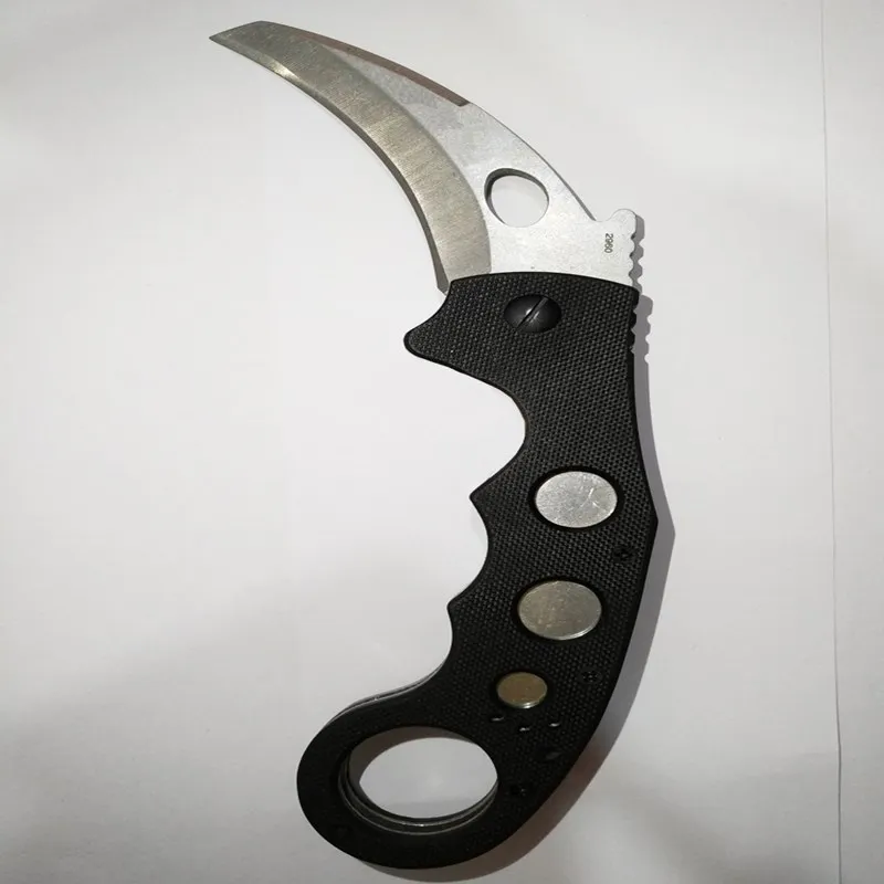 Хит 0961 складной нож Karambit 440 лезвие G10 Ручка Открытый тренировочный когти походные