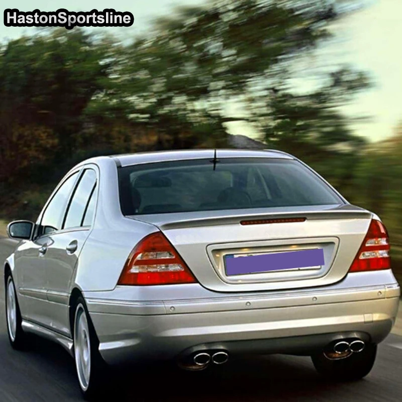 Для Mercedes-benz W203 AMG Стиль Неокрашенный праймер задний спойлер багажника