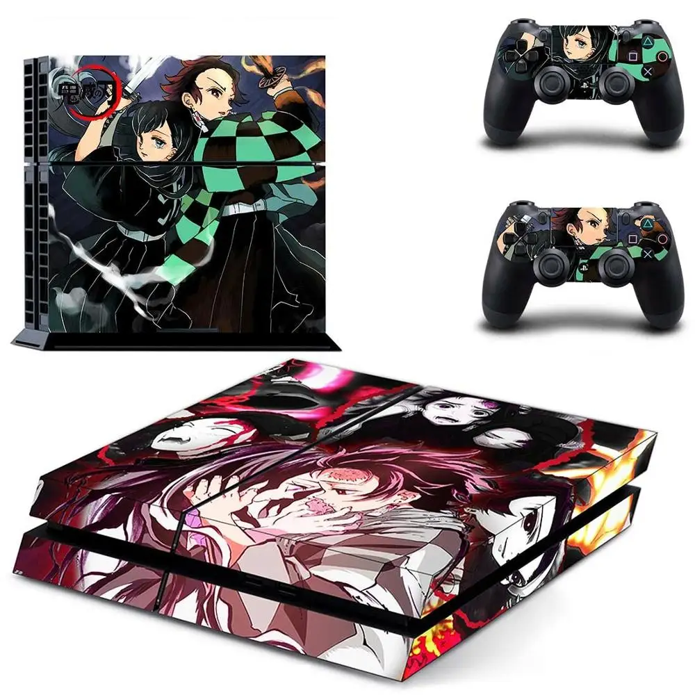 Наклейка Demon Slayer Kimetsu no Yaiba для PS4 стикеры s Skin PS 4 наклейки PlayStation консоль Скины