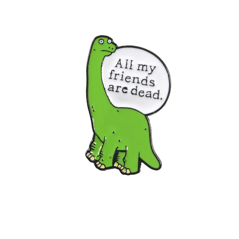 

Dinosaur ! T Rex Diplodocus Stegosaurus Triceratops Kawaii Sweet Lolita Fairy Kei Spank Pastel Goth Enamel Pin Badge Brooch Gift