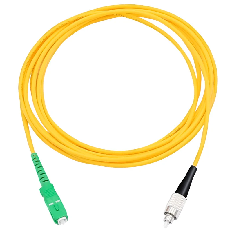 5PCS/bag SC/ APC-FC/ UPC 3.0mm Fiber Optic Jumper Cable Single Mode Extension Patch Cord