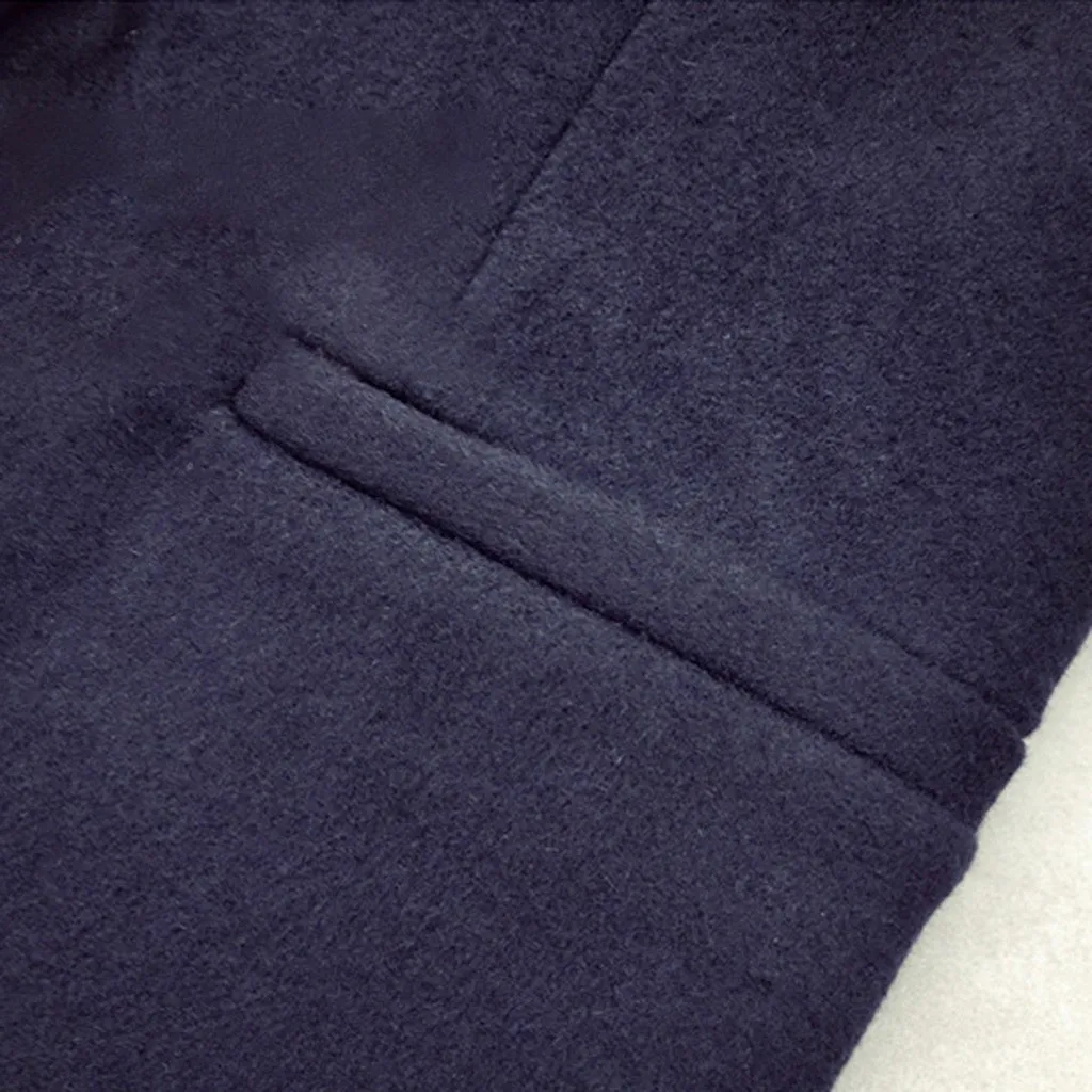 Новая мода 2019 Женская однотонная винтажная зимняя куртка для офиса с длинным