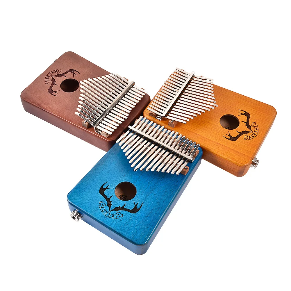 

High Quality 17 Keys Kalimba Thumb Piano Wooden Mbira Body Musical Instruments Kalimba Piano for Beginner Christmas Gift