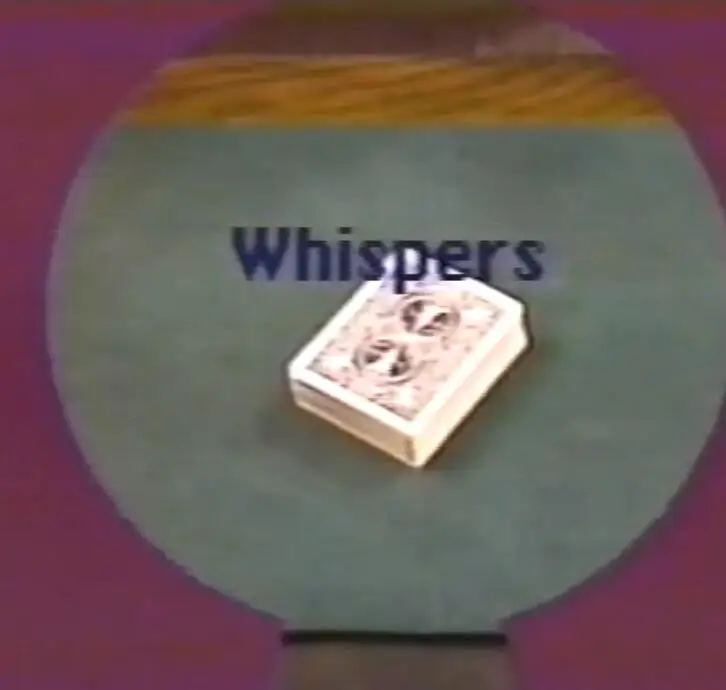 

John Mendoza's Whispers Four Times Three - magic tricks