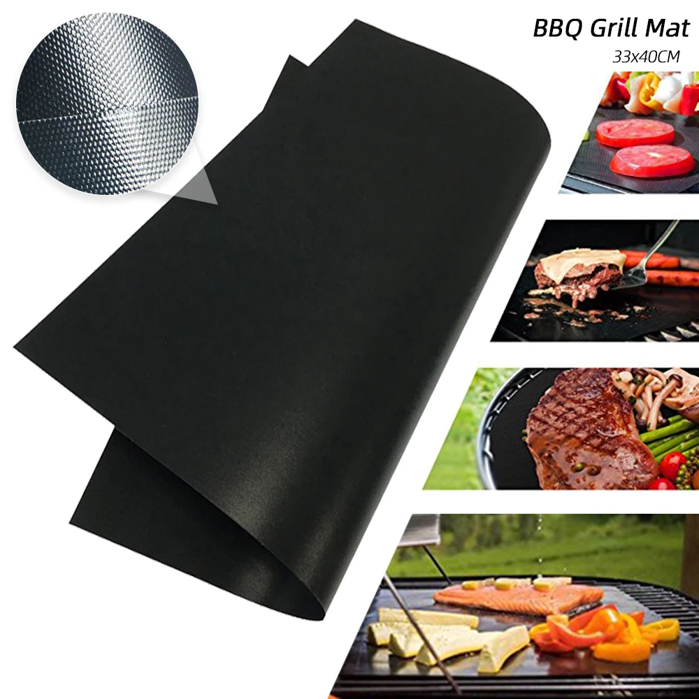 Подстилка для барбекю и гриля с антипригарным покрытием Многоразовые 33x40 см