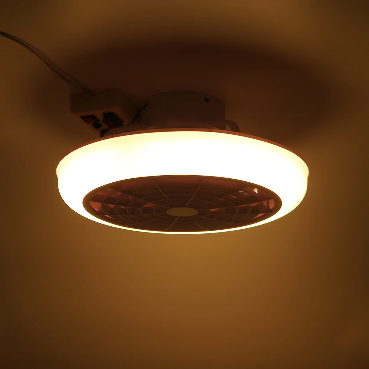 Светодиодный потолочный вентилятор 45*20 см светильник с дистанционным