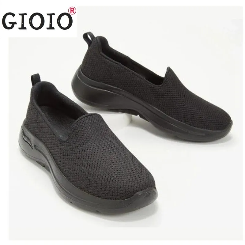 

Women's Light Sneakers Autumn Women Running Shoes Breathable Mesh Slip-On Shoes Ladies Sports Vulcanized shoes Zapatos De Mujer
