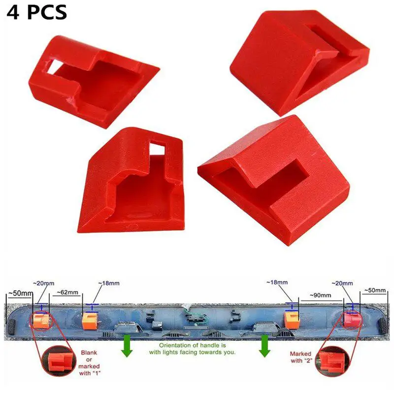 4 шт. автомобильный багажник ручка багажника ремонтные зажимы сменный комплект
