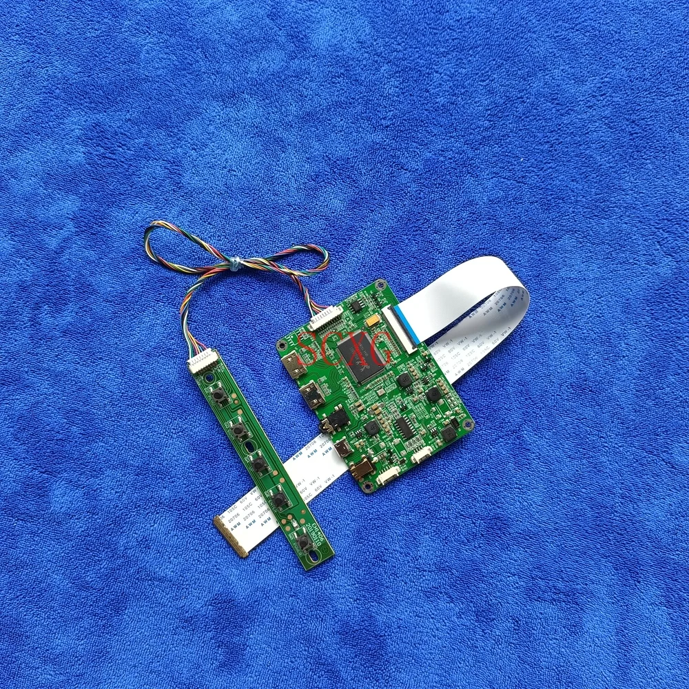 

1366*768 HDMI-совместимый 2 мини-комплект, панель контроллера «сделай сам», приводная плата, светодиодный Micro USB 5 В, подходит для B156XTN07.0 B156XTN08.040 Pin eDP