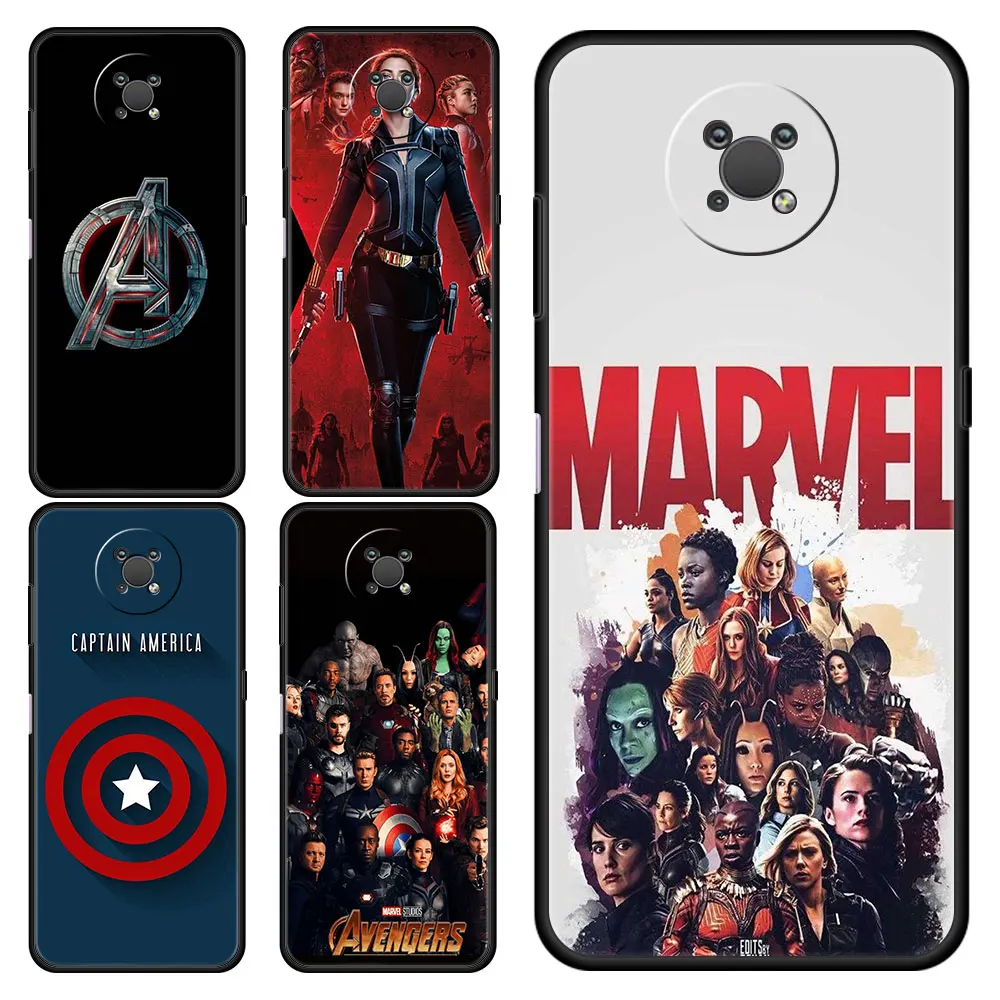 

Phone Case For Nokia X10 X20 XR20 G10 G20 C30 C20 Silicone Capa 7.2 8.3 5.4 5.3 4.2 2.4 2.3 2.2 1.4 1.3 Funda Marvel superheroes