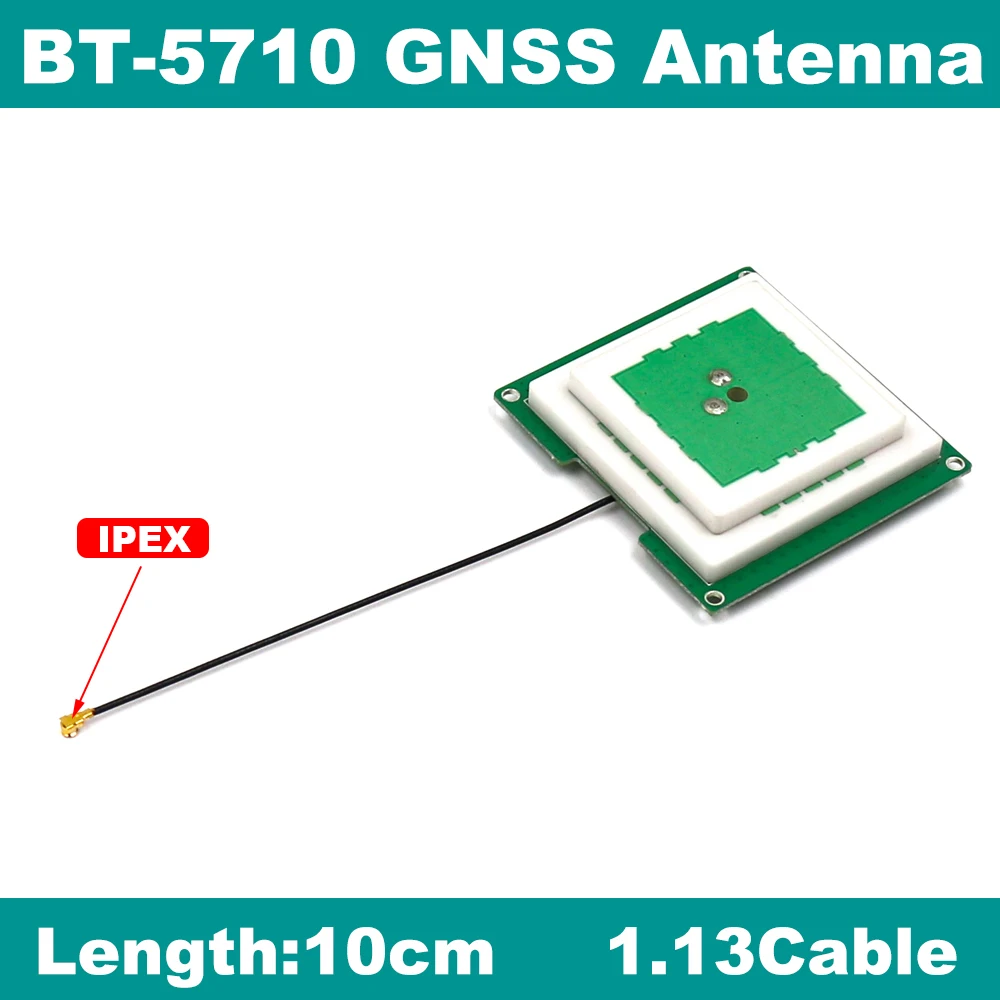 BEITIAN высокоточная Внутренняя антенна GNSS GLONASS BDS GALILEO gps RTK NEO-M8P ZED-F9P 10 0 см IPEX BT-5710 |