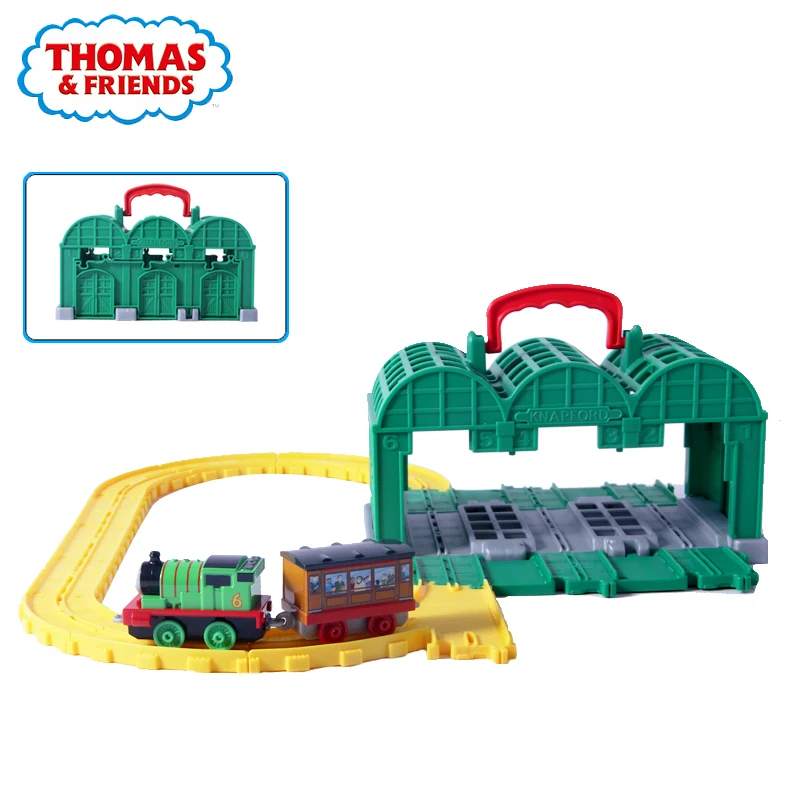 Оригинальный Бренд Thomas and Friends Knapford Station Игрушечная модель железнодорожного трека