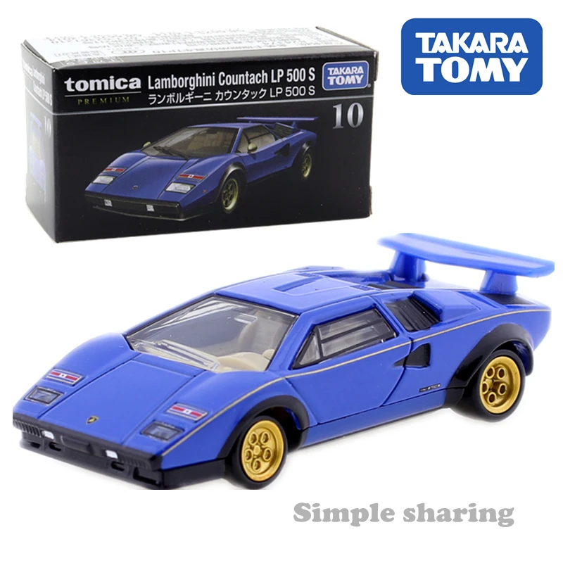 

Tomica Премиум № 10 Lamborghini Countach LP500S масштаб 1:61 TAKARA Tomy автомобильный двигатель литая металлическая модель новые игрушки