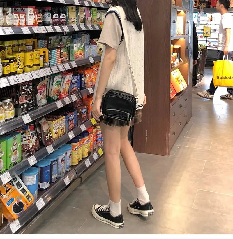 Korean Style V-neck Sweater 2022 Autumn and Winter Vest Solid Sleeveless Pullover Women Fashion Clothing All-match 10971 | Женская