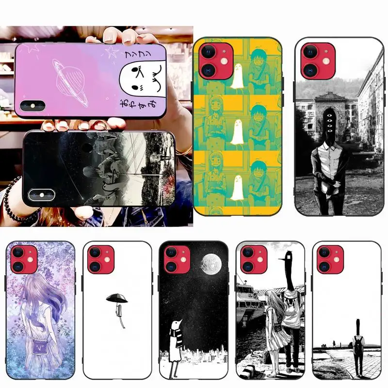 

Goodnight Punpun Phone Case For iphone 12 11 Pro Max Mini XS Max 8 7 6 6S Plus X 5S SE 2020 XR Cover
