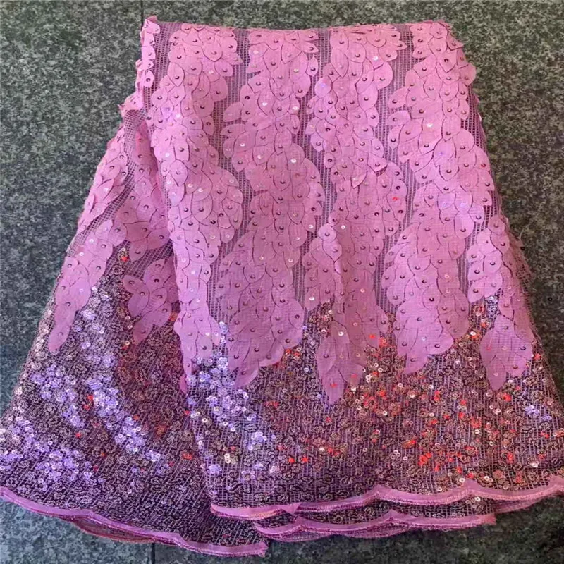 NEW Fashion design 5yards Purple color hand made print glitter tulle dress fabric for wedding dress/evening dress/part RoyalBlu | Дом и сад