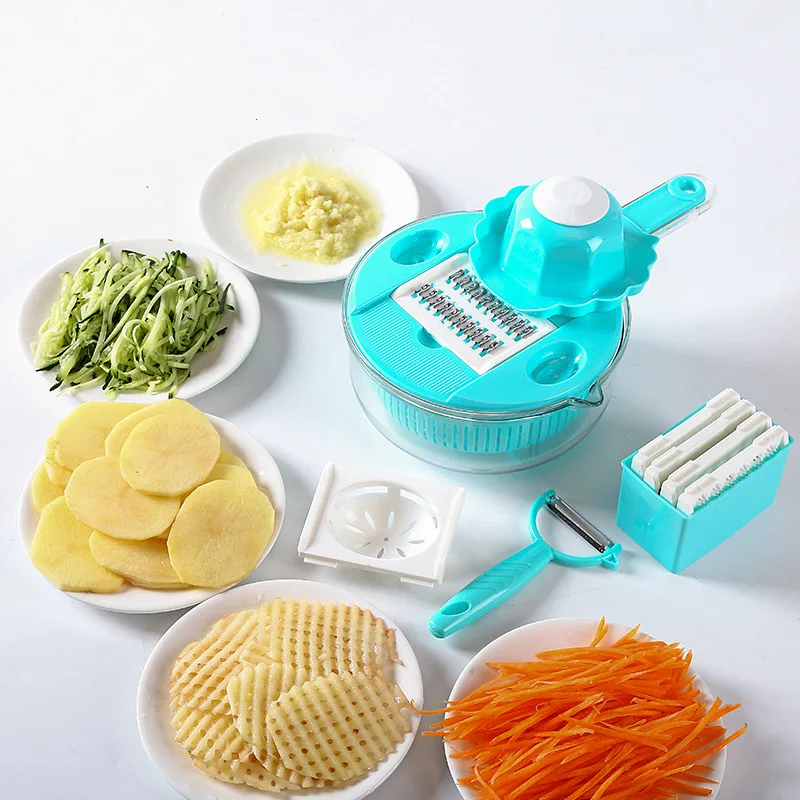 

Manual Vegetable Cutter Slicer Multifunctional Fruit Vegetable Potato Tomato Onion Shredder Grater Slicer Cutting Kitchen Gadget