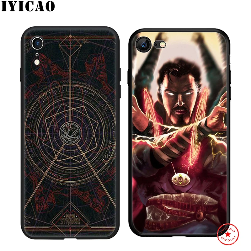 IYICAO Доктор Стрэндж Marvel мягкий чехол для телефона iPhone 11 Pro XR X XS Max 6 6S 7 8 Plus 5 5S SE