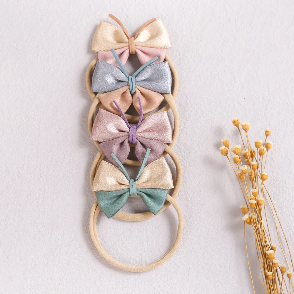 

1pcs Butterfly Type Elastic Headband for Baby Girls Bowknot Hair Bands Newborn Headwear Infant Turban Bow Kids Hair Accessories