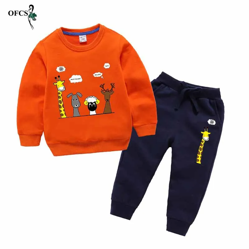 Осенний комплект одежды для маленьких девочек Рождественский вязаный джемпер с