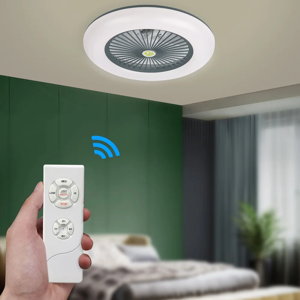 

ceiling fan lamps 36W electric fan with remote control bedroom decorative ventilator lamp air cool ventilator modern lights