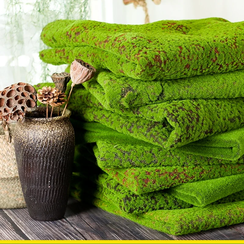 

1mx1m Plant Wall Simulation Moss Green Fake Moss Moss Micro Landscape Bonsai Landscaping Decoration Material Lawn Sod